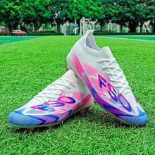 全新推荐足球鞋，适合青少年、在校学生、比赛和训练，低帮款式，长钉，耐磨，防滑，成人男女通用 - 白色 - 查看 5