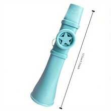 2-Tone Ocarina - 4 Color Options (Light Blue/White/Pink/Black) Easy To Play Plastic Ocarina | Portable Musical Expression Instrument (Random Lanyard Color) - Multicolor - View 7