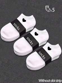 5 Paar Herren Socken, kurze Socken, unsichtbare Socken, mit doppelter Faden Rutschfestigkeit Design, weiße Socken, schwarze Socken, Low Cut Ped Socken, Knöchelsocken, feuchtigkeitsableitend, weich und atmungsaktiv, geeignet für Geschäft und Lässig, Zuhause und Sport, College-Stil, ganzjährig für den täglichen Gebrauch, zufällige Farben