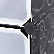 SAPATEIRA MODULAR ORGANIZADORA DE PRATELEIRA PRETA 18 PARES PLÁSTICO 6 NÍVEIS SAPATEIRA MODULAR PRETA