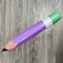 1pc/4pcs Giant Inflatable Pencil Balloon - Colorful Graduation And Party Decor With Feather Details, Made Of PVC Material, No Power Needed, Perfect For Birthdays, Room Decoration And Celebrations, Party Decorations | Vivid Balloons | Durable Balloons, Inflatable Balloons