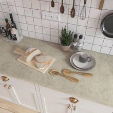 1 Roll, Marble Peel And Stick Contact Paper | For Countertops, Kitchen Cabinets, Bathroom, Home Renovation And Color Change Wallpaper - Beige - View 6