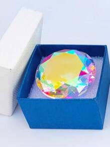 Sonnenlicht-Sammelkollektor, prismatischer Sonnenfänger-Spiegel, Diamantornament, dekorativer künstlicher Edelstein, funkelndes Nail Art, Fotografie-Requisite, Kristallspielzeug, kreative Kristallglas-Briefbeschwerer, Kalligraphie- und Malerei-Büro-Dekorationsornament, einfacher kristalliner halbkugelförmiger Briefbeschwerer, Geschenkset Kristalldiamant, originale farbsimulierte bunter Edelstein-Glas, nicht verblassend, Geburtstagsgeschenk, 1 Stück