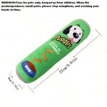 1pc Potato Chip Bucket Shaped Pet Plush Chew Toy, Made Of Tear Resistant Soft Plush Material, Suitable For Dogs And Other Pets To Play Indoors And Outdoors - Multicolor - View 2