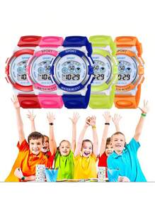 1pc Youth Digital Watch | Multi-Function, Luminous, Timing, Alarm, Date Viewable | Suitable For Birthday Gifts, Graduation Season Gifts, Festival Gifts For Teenagers