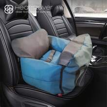 HAZOOWILL Portable Dog Car Seat, Removable Oxford Cloth Travel Nest, Handheld Shoulder Carry Pet Carrier Bed, Soft & Comfortable Puppy Booster Seat For Front Passenger - Multicolor - View 4