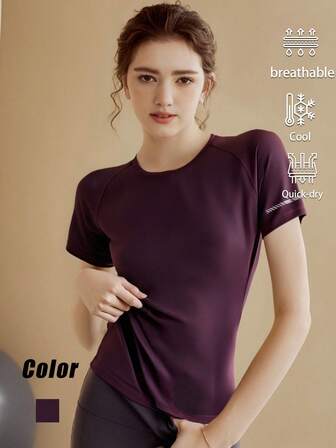 Women's Short Sleeve Shoulder Design Loose T-Shirt, Unique Casual High Street Style, Summer