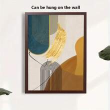 3 pièces Affiches d'art mural sur canevas avec motifs de lignes abstraites, imprimés dans le style nordique pour salon, chambre à coucher et décoration de maison moderne, encadrables