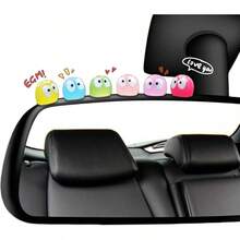Cute Soot Sprites,35 Pcs Automotive Interior Decoration Accessories Car Rearview Mirror And Dashboard,Cute Anime Decor Home Garden Office,Funny Ornament Gifts(Black) - 彩色 - 查看 1