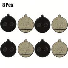 Compatible Disc Brake Pads For Kugoo M4/M4 Pro Scooters And Mountain Bikes - Durable Resin, Black