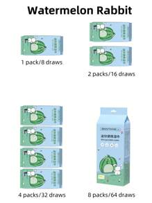 1/2/4/8 Packs Super Mini Wet Wipes, Portable Mini Wet Tissues, Essential For Students, Outdoor Wet Wipes, Cleaning Wet Tissues, Cute Wet Napkins