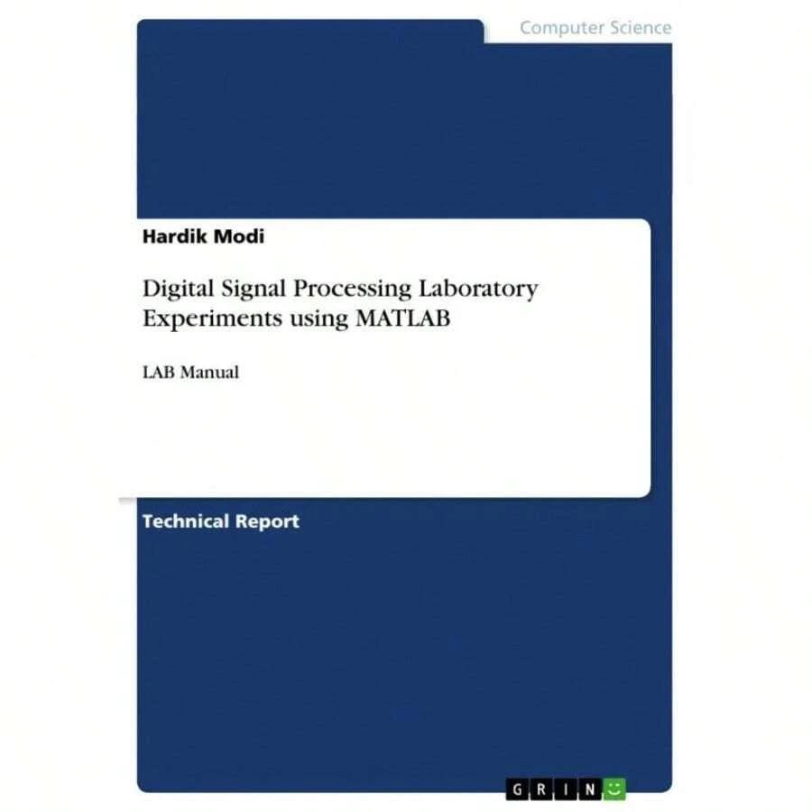 Digital Signal Processing Laboratory Experiments Using MATLAB-XY1050 - Single Book - View 1