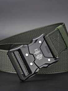 3 New Quick - Release Nylon Tactical Belts, Suitable For Sweatpants, Outdoor Training, Daily Use And As Men's Casual Belts