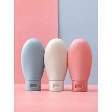 3pcs Travel Refillable Bottles, 60ml Travel Size Containers, Small Mini Empty Plastic Squeeze Bottles For Travel Toiletries Back To School - Multicolor - View 4