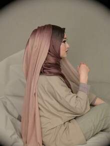 1pc Modal Printed Hijab Scarf, Comfortable Women Scarves, Soft And Breathable, Suitable For Daily Wear And Abaya For Dress