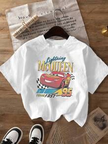 Disney Summer Lady Cartoon Pattern. Printed Casual Ladies T-Shirt, Spring And Summer Fashion Ladies Tops, Summer Tops, Ladies Summer Clothing, Summer Clothing, Graphic T-Shirt Women, Top Women