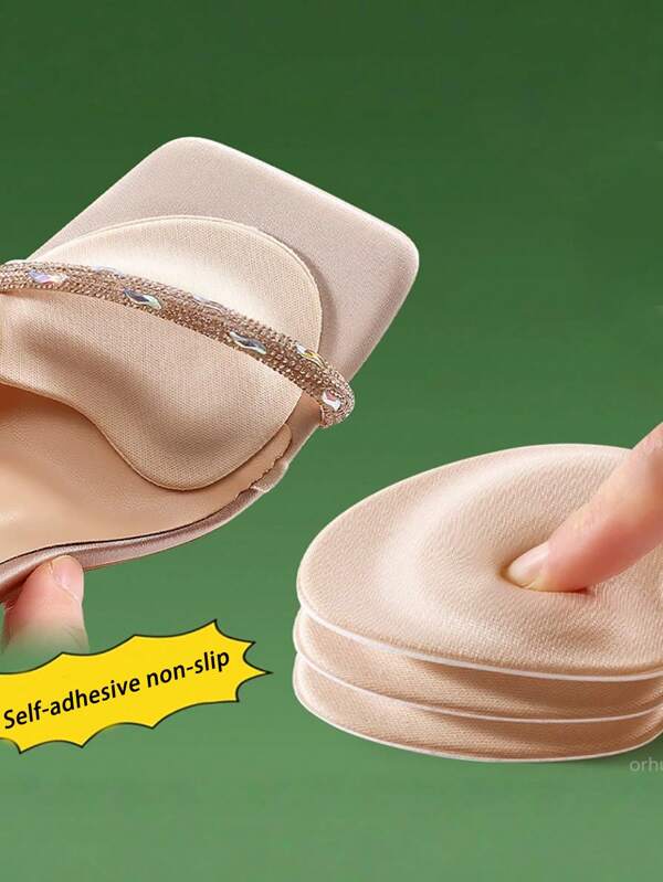 2pcs Super Soft Metatarsal Pads For High Heels, Sandals, Anti-Slip Summer Sandals Forefoot Insoles