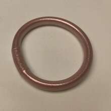 1 件休闲厚 PVC 手链，金属金色饰面，适合女性、海滩和度假村 - 粗粉9mm - 查看 15