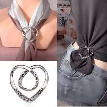3 Piece Set: Elegant & Simple Shirt Waist Buckle, Multipurpose T-Shirt Hem Clips, High-Quality Scarf Rings, For Fashion Accessories