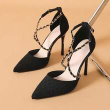 New Fashion Cross Strap Hollow Stiletto Shoes