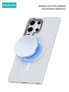 1 pezzo Koolife Custodia protettiva per telefono con ricarica magnetica, anti-caduta, anti-urto, finitura opaca, design con cornice a specchio personalizzata e ampio foro per fotocamera, compatibile con 17/17 Air/17 Pro Max/16/16pro/16plus/16promax/11/11pro/11promax/12/12pro/12promax/13/13pro/13promax/14/14plus/14pro/14promax/15/15pro/15plus/15promax e Galaxy S25Ultra/24Plus/23/Galaxy 22