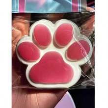 2 件/套时尚猫爪挤压玩具，办公桌减压柔软玩具，儿童软粘土玩具，可爱猫爪设计，2025 年流行款式，节日和生日礼物