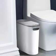 10L Litre Large Capacity Kitchen Trash Can Waste Bin Press Garbage Can With Lid Bathroom Household Creative Bin Back To School