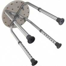 Shower Stool Adjustable Shower Chair Height Disability Bathroom Seat Multi Purpose Round Bath
