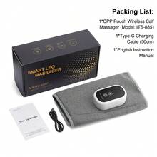 Hailicare 3 模式气压腿部按摩器 | 3 种强度 + 15 分钟定时器 | 有效缓解腿部疲劳 - 经济实惠的家用产品