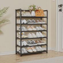 4-7 Tier Shoe Rack, Large Capacity Reinforced Simple Entrance Multi-Layer Dustproof Home Dorm Shoe Storage Cabinet, Shoe Organizers, Closet Shoe Organizers, Hanging Shoe Organizer, Over The Door Shoe Organizer