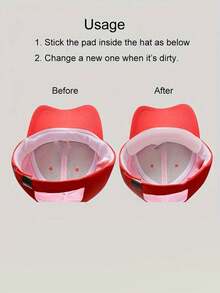 10 件/20 件超薄透气一次性帽子和涤纶和氨纶领口汗垫 - 无香味，黑色和白色非织物，用于夏季防护，非常适合棒球帽、运动帽和休闲帽 - 适合户外活动和运动，简约设计，带粘性背衬