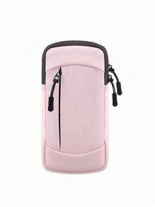 1 pezzo Fascia da braccio fitness traspirante e sottile, custodia protettiva e impermeabile per telefono per uomini e donne durante l'allenamento, accessorio essenziale per il ciclismo