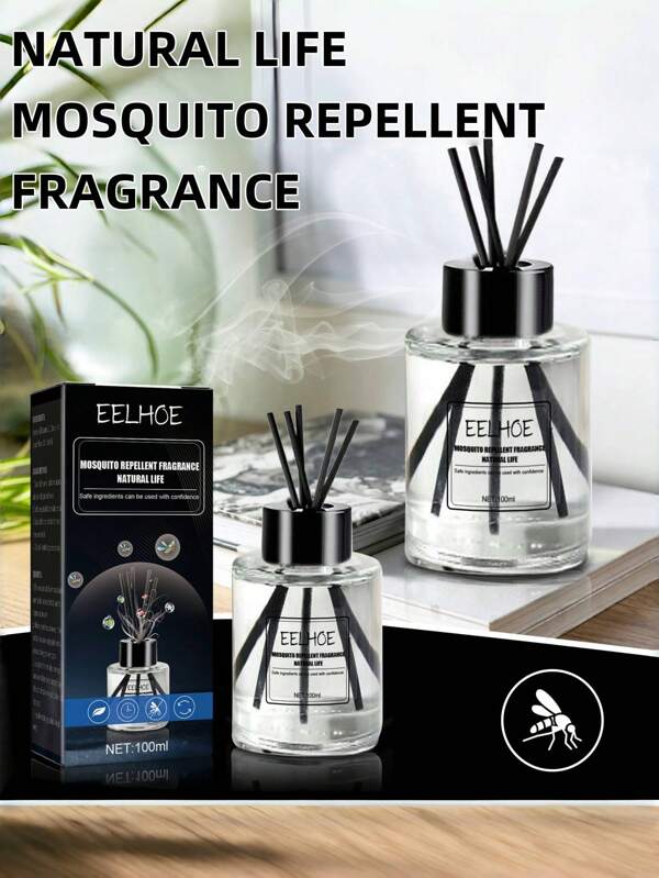 Mosquito Repellent Essential Oil Diffuser - For Home & Car, Air Freshener That Deodorizes And Freshens, Helps Prevent Mosquito Bites, Promotes Alertness For Driving