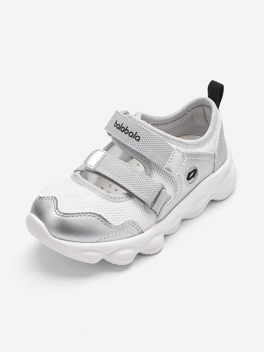 Balabala Kids' Athletic Sandals Girls' Shoes 2025 Summer New Princess Shoes Sweet Anti-Slip