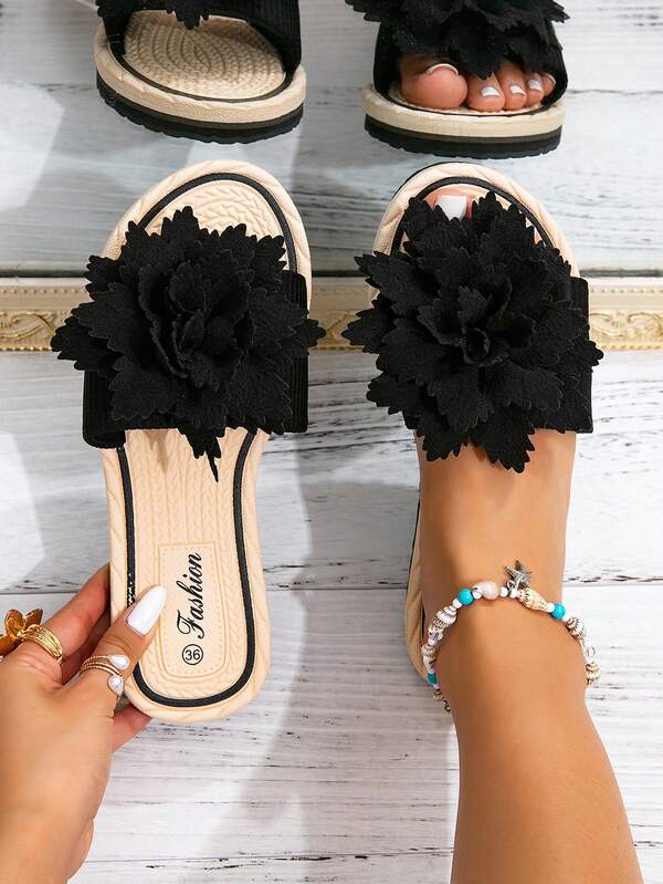 Fashionable Women Linen Rope Slippers, Lightweight & Elegant Floral Sandals, New Rainbow Sunflower Beach Flip Flops, Minimalist Bohemian-Style Thong Sandals