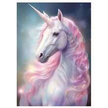 1 Pc Optional Frame Posters Wall Arts Rainbow Unicorn Painting Canvas Poster Magic Creature Wall Art Pictures For Living Room Bedroom Playroom Modern Home Decor Gift