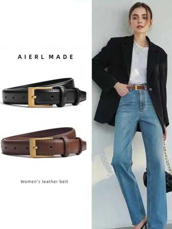 1/2 piezas Cinturón decorativo y versátil para mujer, elegante y de moda para usar con jeans, pantalones casuales, trajes y vestidos, adecuado para el Día de San Valentín, Día de la Madre y Halloween.
