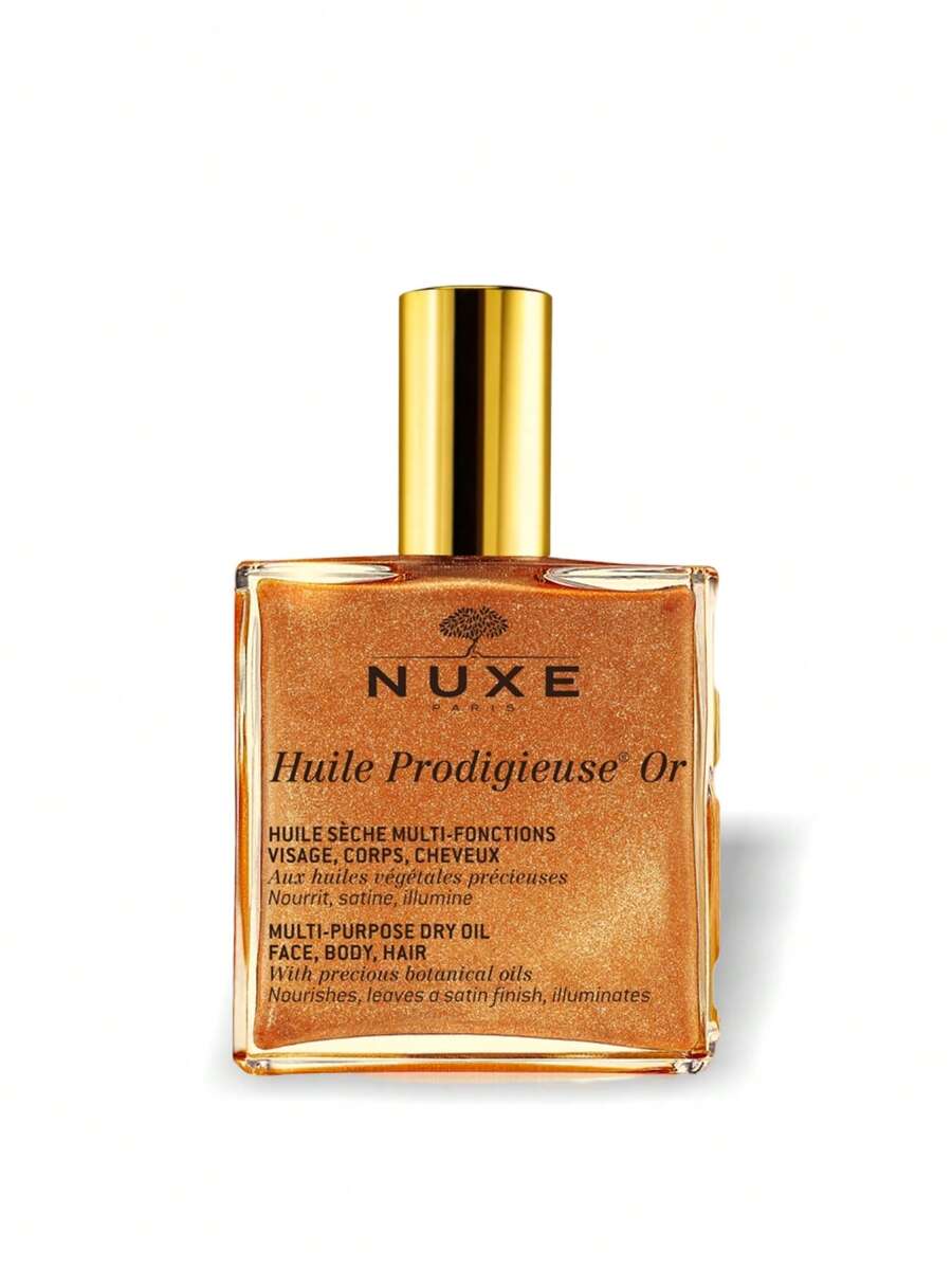 Nuxe Multi-Purpose Dry Oil Gold Shimmer 100 ml - Vitt - Visa 1