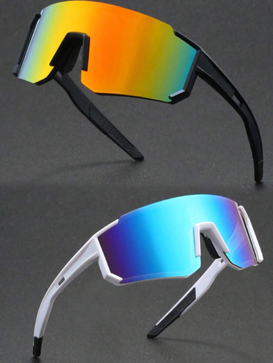 1pc Unisex Wrap-Around Fashion Eyeglasses, Suitable For Outdoor Activities