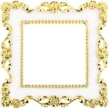 3/5PCS Resin Light Single Switch Surround  Socket Cover Plate Wall Acrylic Stickers Cover Modern Frame Home Decor - Gold - View 8