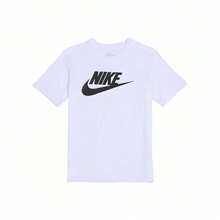 Áo thun cổ tròn tay ngắn in logo cổ điển phong cách Mỹ của Nike Sportswear, dành cho nam, màu trắng - trắng - Xem 1