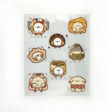 4pcs/Pack Creative Transparent PET Sticker Set, Student DIY Sticker For Water Bottle, Phone Case, Scrapbooking Material,Back To School,School Supplies