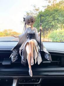 动漫人物车饰小雕像，时尚可爱的汽车内饰配件