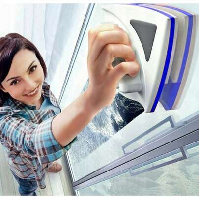 Limpiador magnético de vidrios de doble cara, cepillo limpiador de superficies, limpiador de vidrios magnético, herramienta limpiadora de ventanas exteriores magnética, herramienta limpiadora de ventanas con imán, herramienta para vidrio de verano, limpiador de ventanas magnético de doble cara
