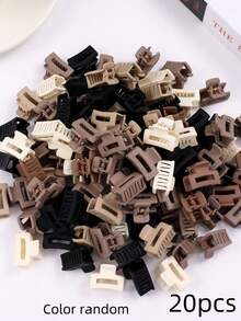 10/20/30 件多功能时尚小尺寸发夹，女士刘海发夹迷你简约发夹复古发饰夏季发夹爪夹发夹发夹发夹秋冬度假装女士