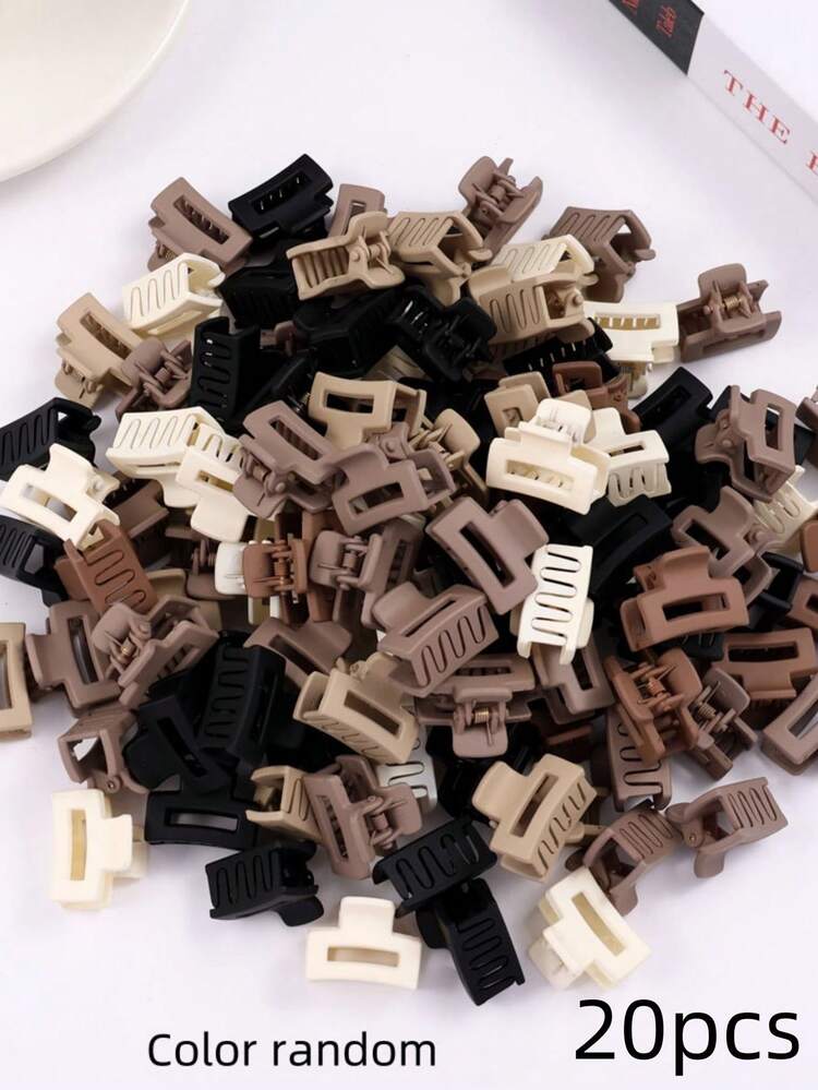 10/20/30 Peças Grampos de Cabelo Versáteis e Elegantes de Tamanho Pequeno, Grampos de Cabelo para Franja de Mulheres e Senhoras, Mini Presilhas de Cabelo Simples, Acessórios de Cabelo Vintage, Ganchos de Cabelo de Verão, Presilhas de Cabelo, Clipes de Cabelo, Presilhas de Cabelo, Clipes de Cabelo, Clipes de Cabelo para Férias e Looks de Inverno para Mulheres - Multicolorido - Visão 12
