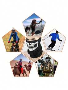 1/2/3 piezas Pasamontañas unisex liso o estampado, máscara facial transpirable, gorro absorbente del sudor, adecuado para actividades al aire libre, senderismo, esquí, uso diario, gran regalo para amigos y familiares - M - Ver 3