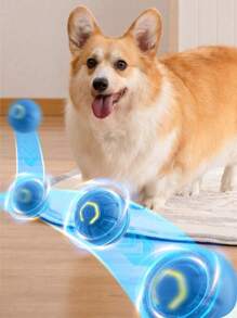 Pelota automotriz para perros, bola interactiva recargable por USB, bola autogiratorio durable, juguete interactivo para perros pequeños y medianos, juguete electrónico interactivo inteligente para mascotas