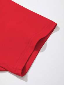 1 Pack Girls Casual Printed Crew Neck Short Sleeve T-Shirt Summer Student Youth Clothing