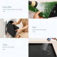 Dog Toilet Tray With Artificial Grass Reusable Dog Litter Tray For Puppies - L - View 5